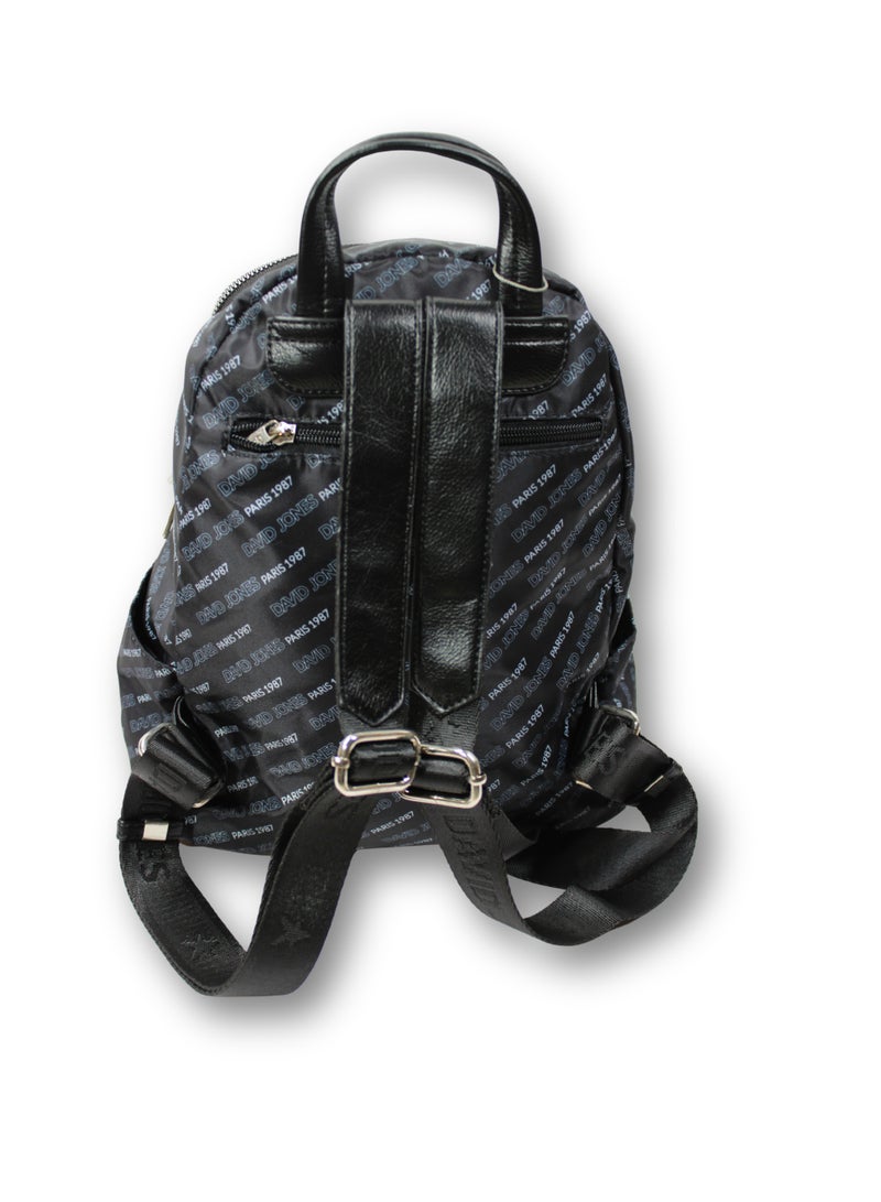 David Jones Women's Backpack Stylish and Durable Everyday Carry | Color Black (6889-4) - Image 3